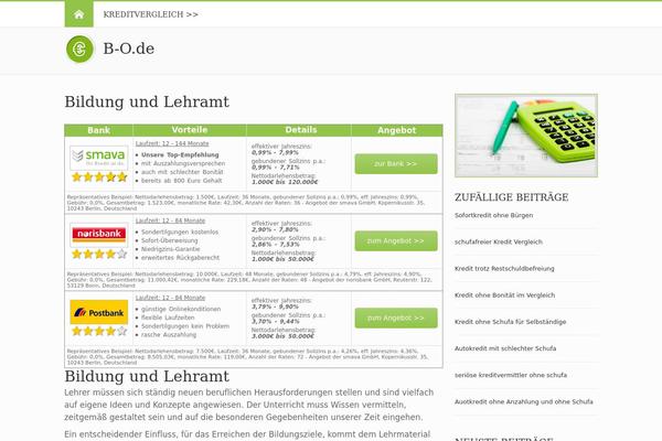 Circle LITE theme site design template sample