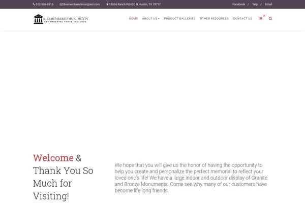 Obsequy theme site design template sample