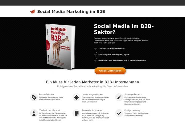 JustLanded theme site design template sample