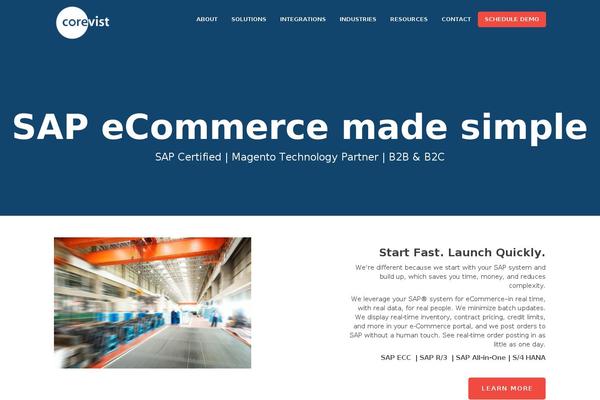 Presstige theme site design template sample