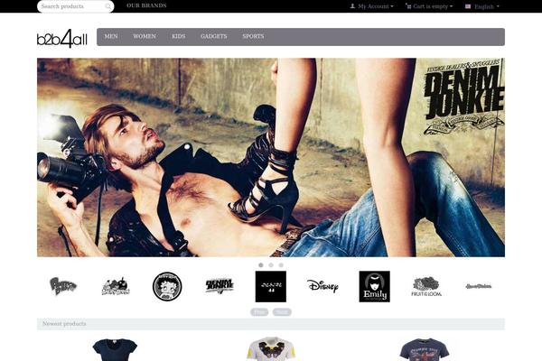 The Retailer theme site design template sample