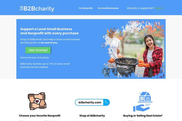 b2bcharity.com site used Aviseme
