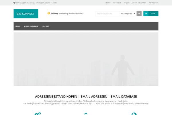 b2bemaildatabase.com site used Flatmarket
