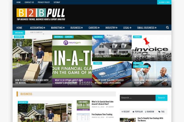 Newscode theme site design template sample