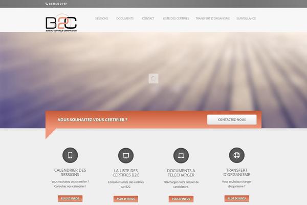 Ventus theme site design template sample