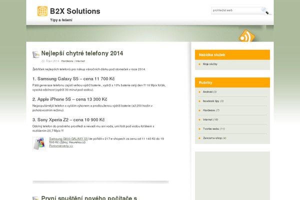 b2x.cz site used Organic Theme