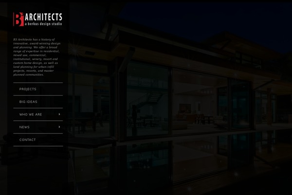 b3architects.com site used Widescreen