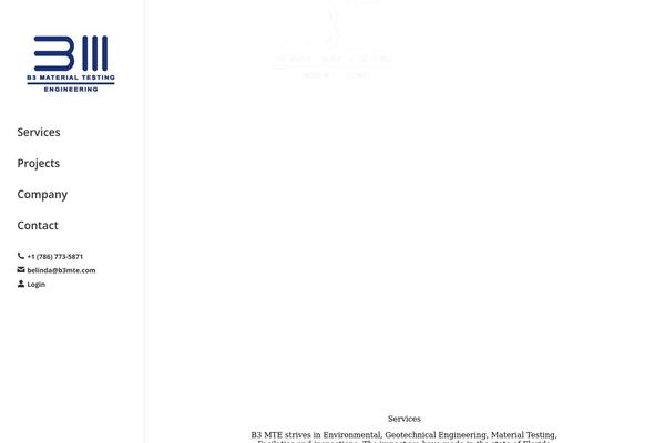 The7 Child theme site design template sample