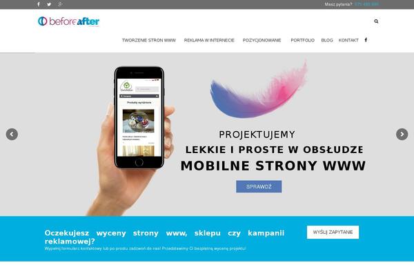 Modo theme site design template sample