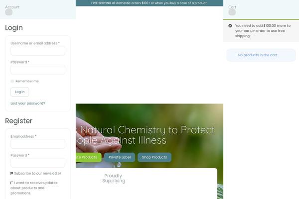 Site using Wooswipe plugin