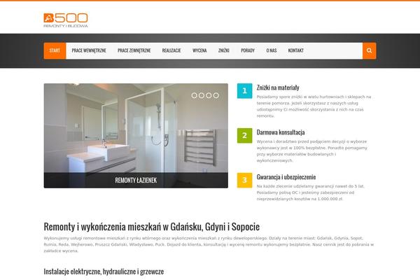 Interia theme site design template sample
