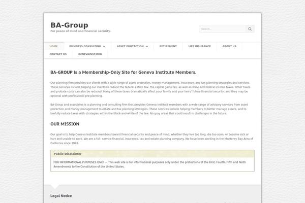 Aegaeus theme site design template sample
