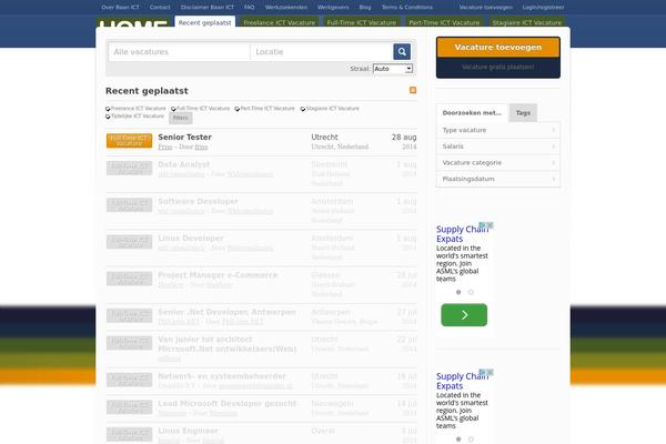 Jobroller theme site design template sample