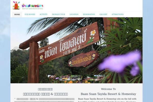 Travelo theme site design template sample