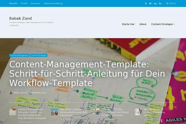 Paperback theme site design template sample
