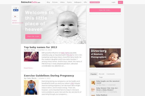 Site using Social Stickers plugin