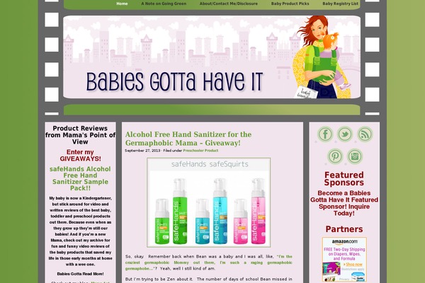 Greenery theme site design template sample