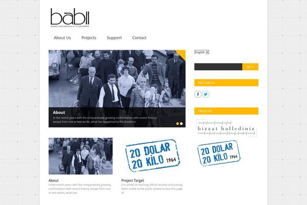 Gonzo theme site design template sample