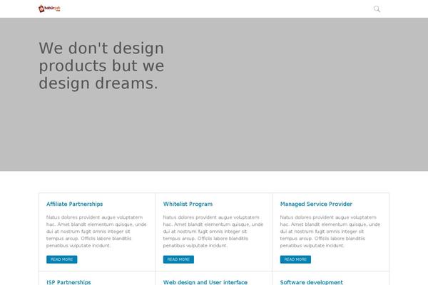 Writee theme site design template sample