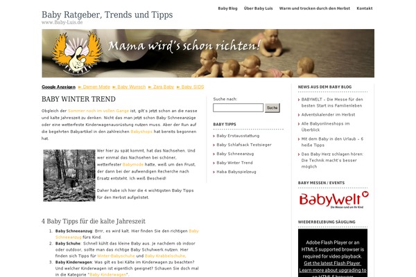 Polite Grid theme site design template sample