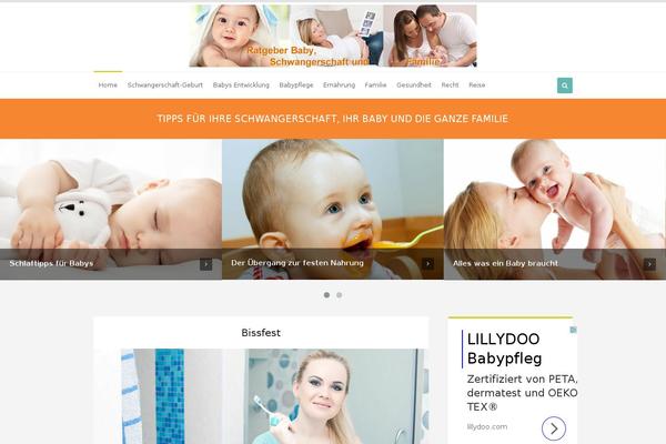 Maker theme site design template sample