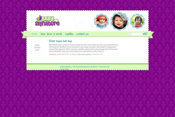 Cute_sweet theme site design template sample