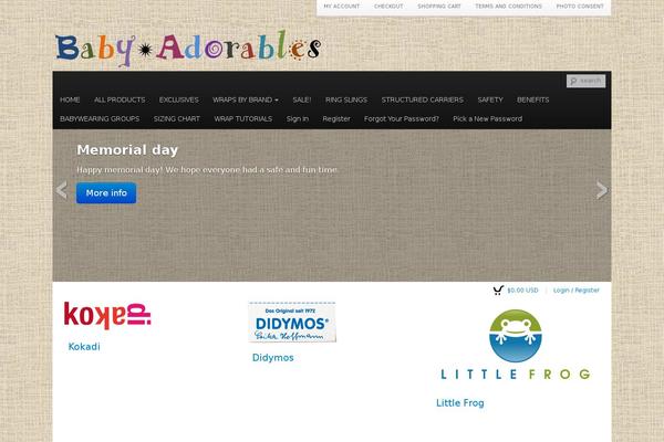 Site using TheCartPress eCommerce Shopping Cart plugin