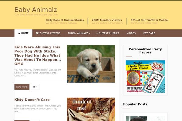 babyanimalz.com site used Snappy