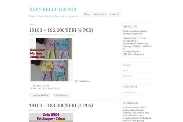 MiCasa theme site design template sample