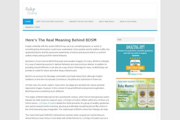 Iconic One theme site design template sample