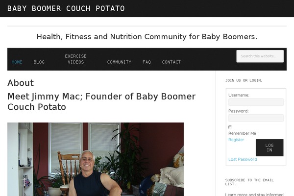 babyboomercouchpotato.com site used Eleven40 Pro