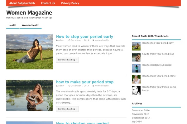 JustWrite theme site design template sample