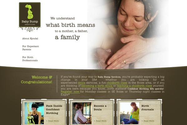 Baby theme site design template sample