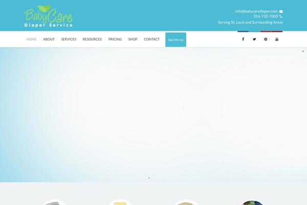 Kidslife theme site design template sample