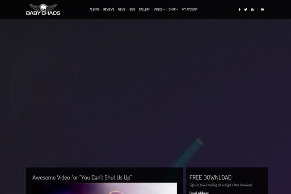 Vocal theme site design template sample
