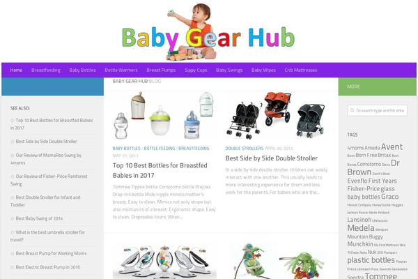 babygearhub.net site used Hueman