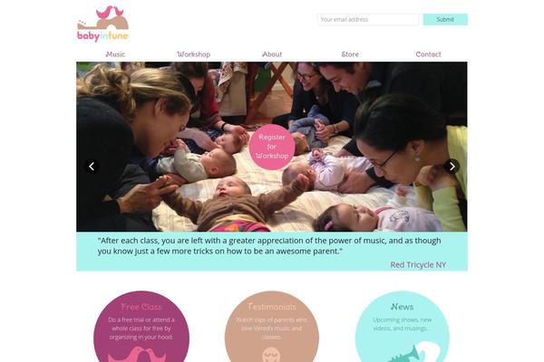 Site using Compact WP Audio Player plugin