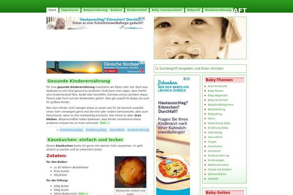 Ayumi theme site design template sample