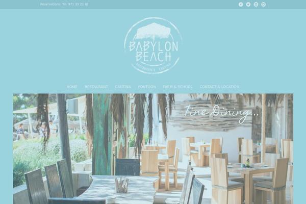 California theme site design template sample