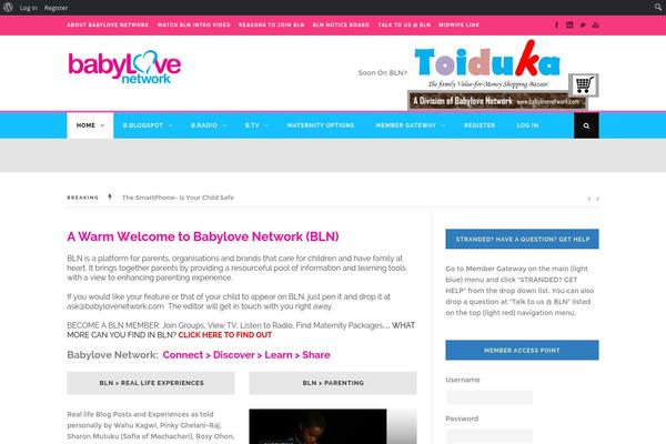 Bb-theme-child theme site design template sample