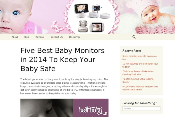 babymonitoradvisor.com site used Twenty Thirteen