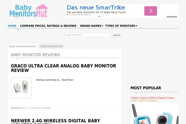 Supernova theme site design template sample