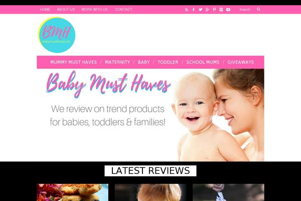 SimpleMag child theme site design template sample