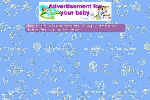 Babylog theme site design template sample