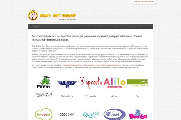 babyoptgroup.ru site used Brainstorm