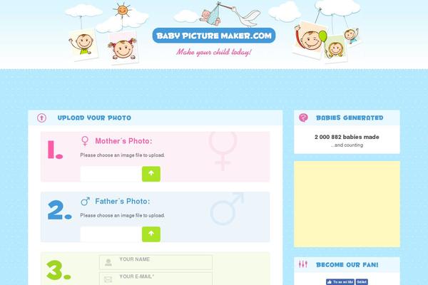 babypicturemaker.com site used Babypicturemaker