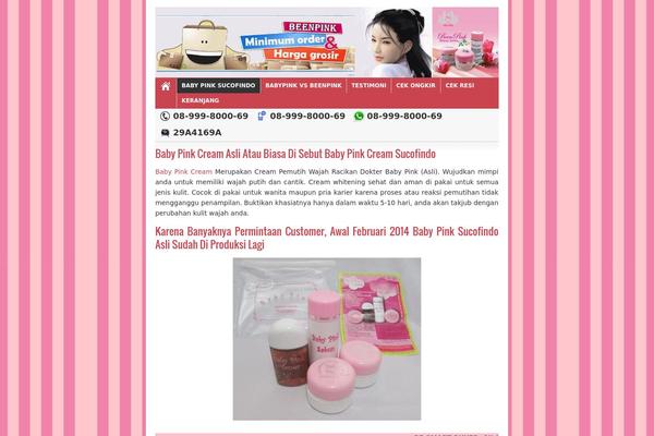 Toko Landing theme site design template sample