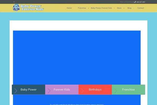 Babykids theme site design template sample