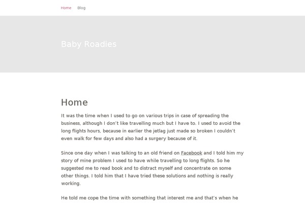babyroadies.com site used Woodwork-lite