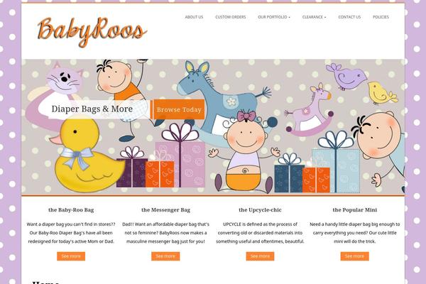 Orange theme site design template sample